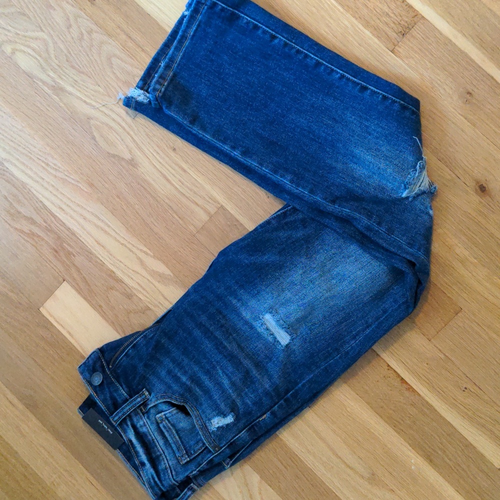 NWT Risen vintage washed straight leg jeans